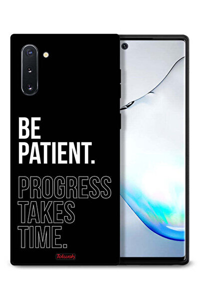 Tolwak غطاء حماية لهاتف سامسونج جالكسي نوت 10 - كن صبورًا، فالتقدم يستغرق وقتًا