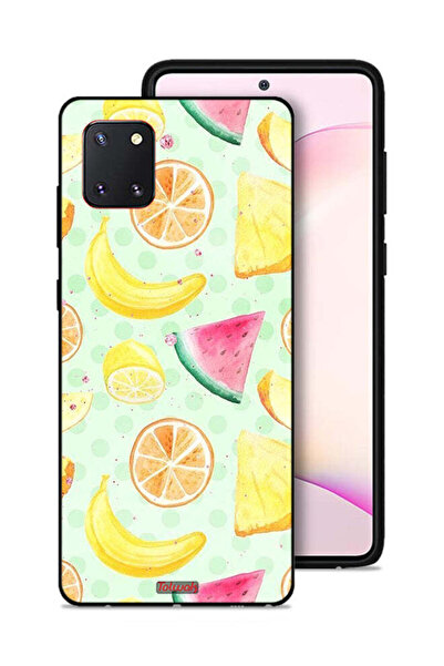 Tolwak غطاء حماية لهاتف سامسونج جالكسي نوت 10 لايت برسومات فواكه وألوان مائية