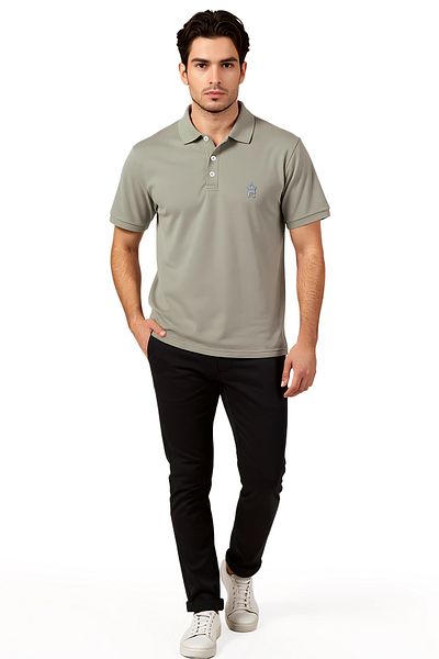 French Connection Short Sleeve Cotton Polo T-Shirt