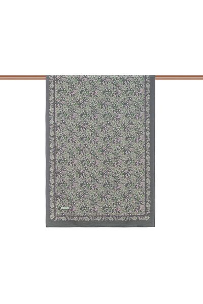 ipekevi Anthracite Mesopotamia Model 06 Patterned Shawl