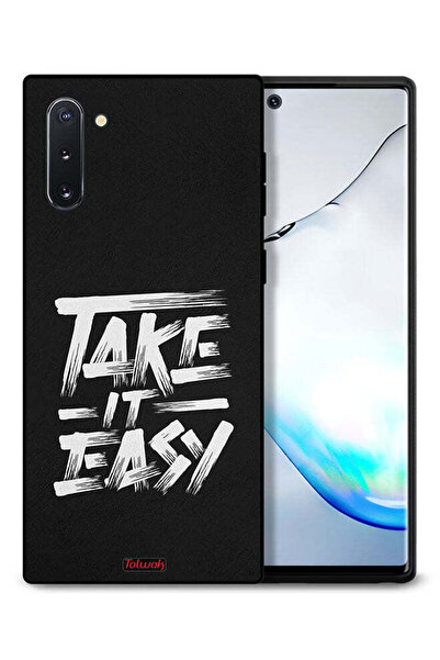 Tolwak غطاء حماية لهاتف سامسونج جالكسي نوت 10 - Take It Easy