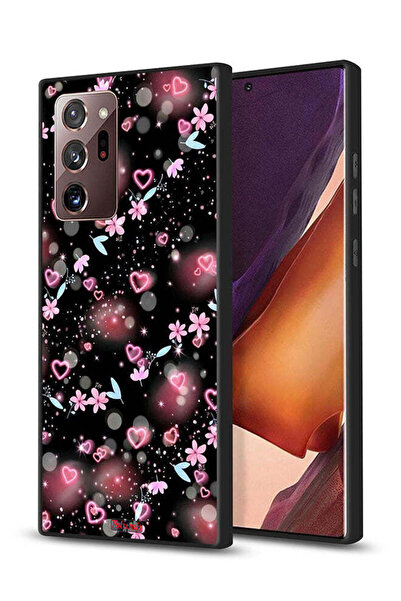 Tolwak غطاء حماية لهاتف سامسونج جالكسي نوت 20 ألترا بنقشة قلوب وأزهار صغيرة