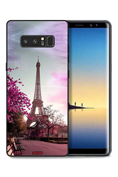 Tolwak غطاء حماية لهاتف سامسونج جالاكسي نوت 8 بتصميم برج إيفل