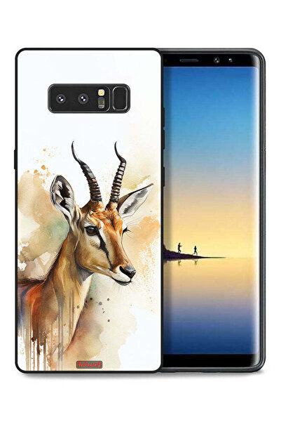 Tolwak غطاء حماية لهاتف سامسونج جالاكسي نوت 8 بتصميم غزال تجريدي