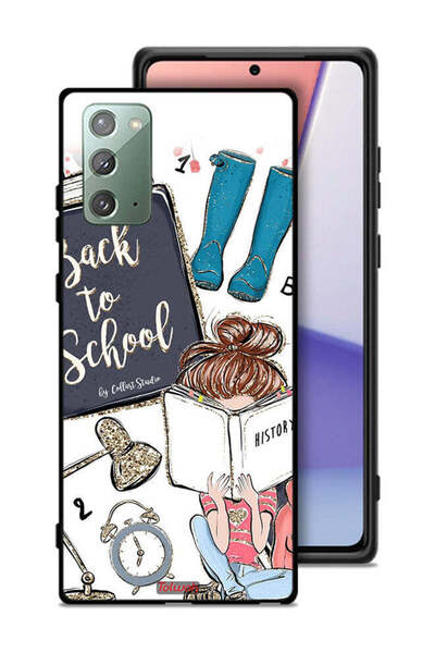 Tolwak غطاء حماية لهاتف سامسونج جالكسي نوت 20 - فتاة العودة إلى المدرسة تقرأ ...