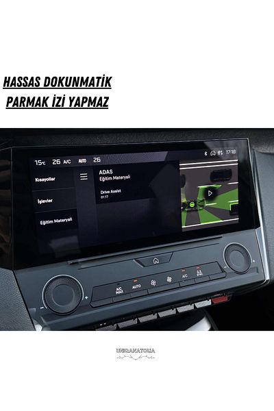 UniqAnatolia Peugeot 308 Puretech 2024 Navigation and Multimedia Compatible Nano Screen Protector