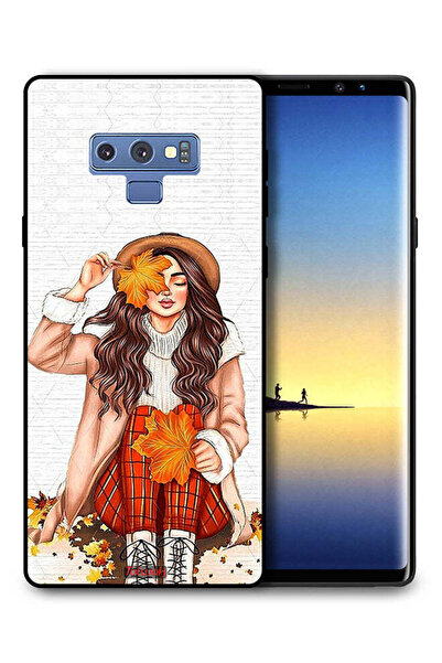 Tolwak غطاء حماية لهاتف سامسونج جالكسي نوت 9 يحمل صورة أوراق الخريف