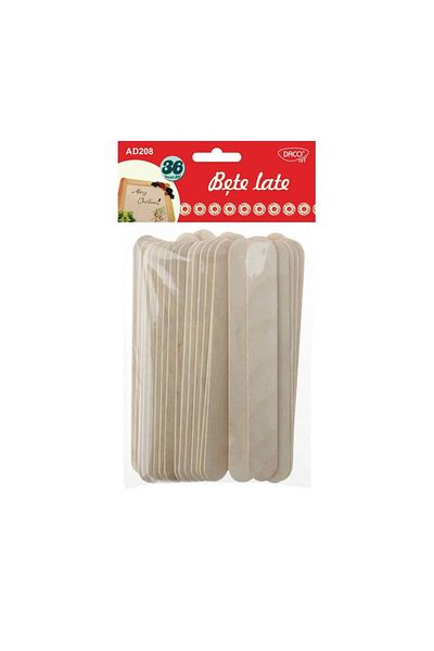 daço DACO Late Late Chopsticks, Length 14.8 cm, 36 Pieces/Set, Natur
