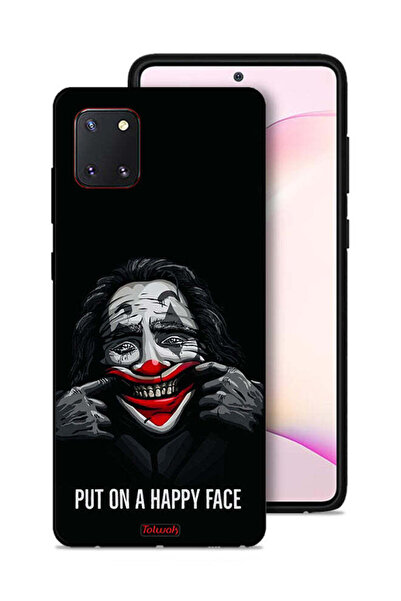 Tolwak غطاء حماية لهاتف سامسونج جالكسي نوت 10 لايت بوجه سعيد