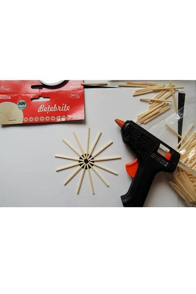 daço Daco Short Sticks, 3 cm, 200 pcs/Set, Wood,