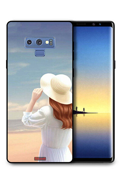 Tolwak غطاء حماية لهاتف سامسونج جالكسي نوت 9 بتصميم فتاة واقفة