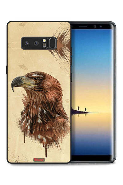 Tolwak غطاء حماية لهاتف سامسونج جالكسي نوت 8 - أفضل خلفيات صقر