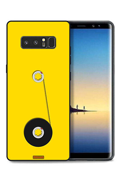 Tolwak غطاء حماية لهاتف سامسونج جالاكسي نوت 8 بتصميم عجلة كاسيت