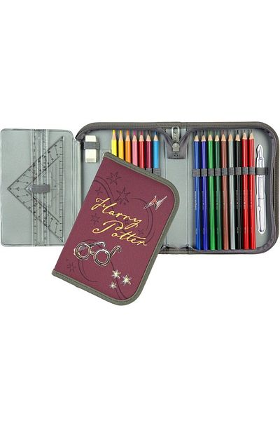 Harry Potter Filled Pencil Case with 22 Pieces