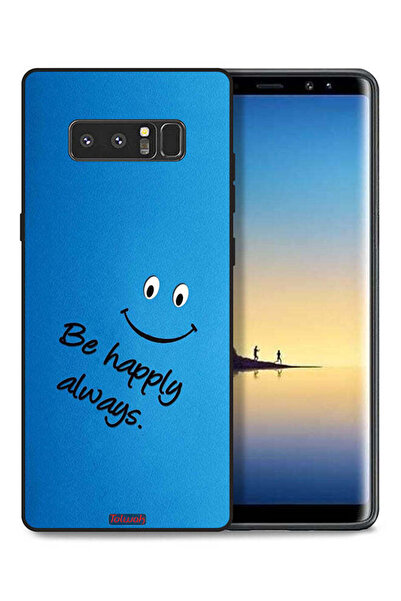 Tolwak غطاء حماية لهاتف سامسونج جالكسي نوت 8 - كن سعيدًا دائمًا
