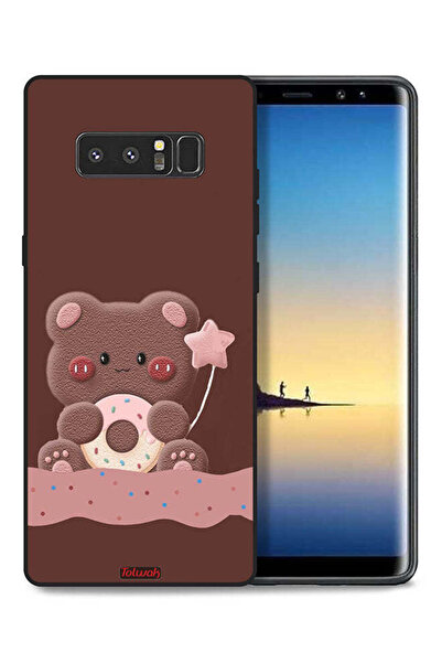 Tolwak غطاء حماية لهاتف سامسونج جالكسي نوت 8 بتصميم دب الدونات