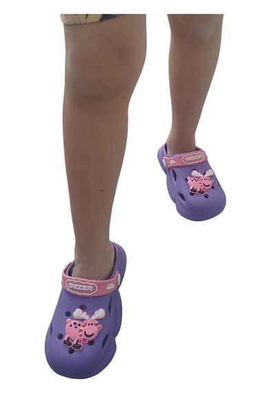 GEZER Summer Baby Girl Elastic Wet Floor Suitable Daily Pool Beach Slippers-Sandals