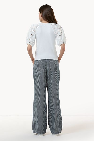 French Connection Regular Cotton Blend Crew Neck T-Shirt