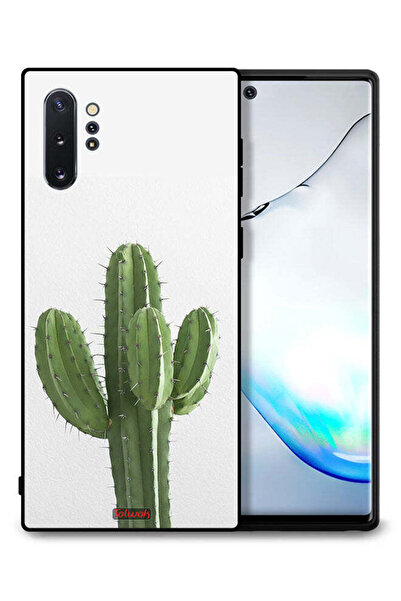 Tolwak غطاء حماية لهاتف سامسونج جالكسي نوت 10 بلس بنقشة نبات الصبار