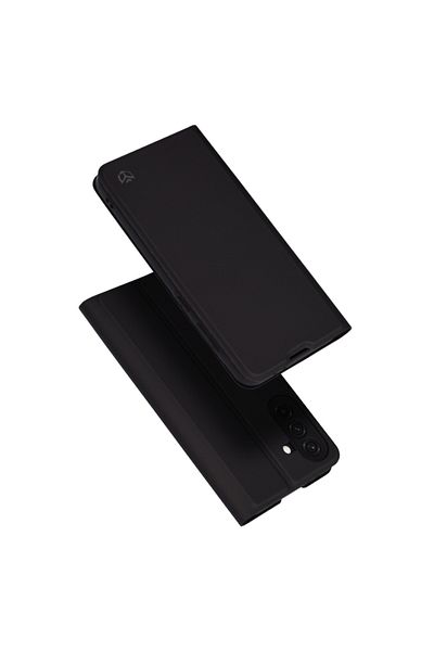 SKYDDAR INNOVATION Husă pentru Samsung Galaxy A36 5G, Magskin Book, tip carte cu portofel interior, neagră, set cu autocolant