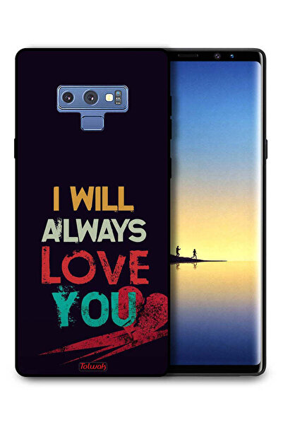 Tolwak غطاء حماية لهاتف سامسونج جالكسي نوت 9 - سأحبك دائمًا