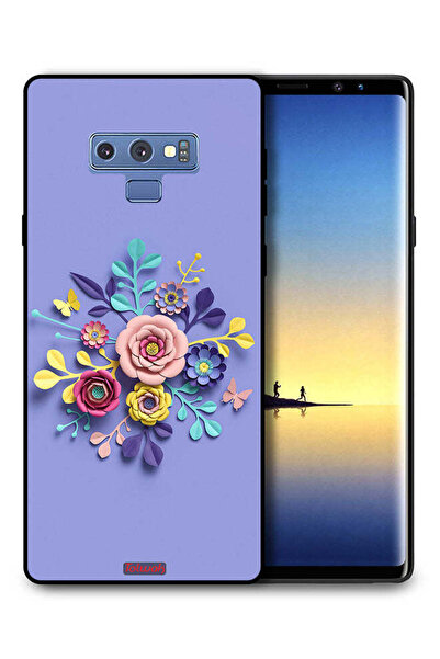 Tolwak غطاء حماية لهاتف سامسونج جالكسي نوت 9 برسومات زهور فنية