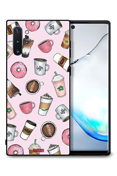 Tolwak غطاء حماية لهاتف سامسونج جالكسي نوت 10 بلس - فن محبي القهوة