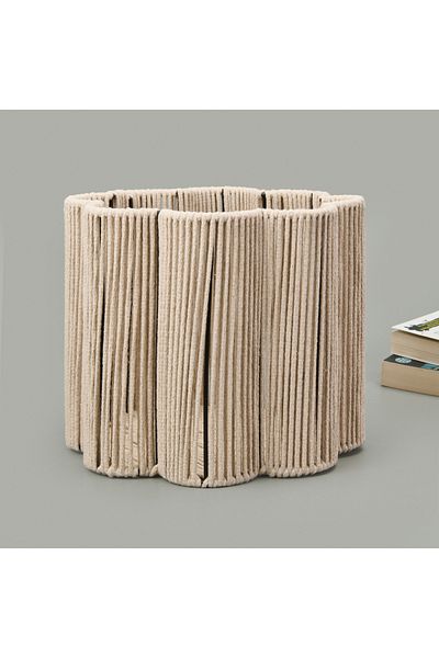 Simple Living سلة ديكور كبيرة من جراني سمر - إكرو - 30x25 سم