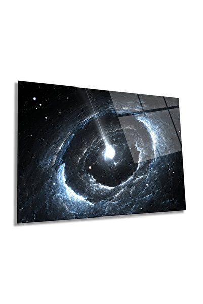 Rosyvien Pictură pe sticlă orizontală adâncimea spațiului, univers și galaxie...