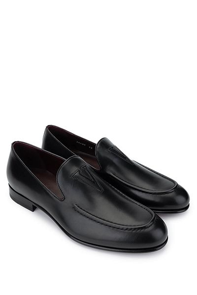 Valentino Men's Genuine Leather Black Classic Shoes