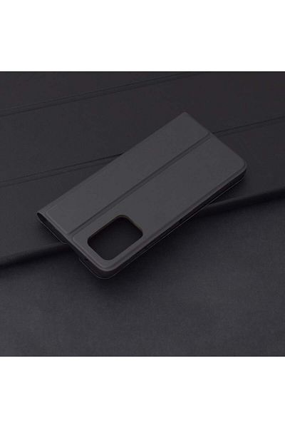 SKYDDAR INNOVATION Husă pentru Motorola Edge 50 Fusion, Magskin Book, tip carte cu portofel interior, set de autocolante, neagră