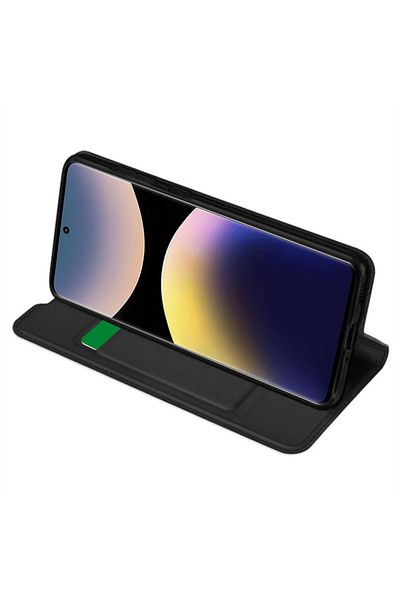 SKYDDAR INNOVATION Husă pentru Xiaomi Redmi Note 14 Pro 5G / Poco X7, Magskin Book, Carcasă tip portofel interior, set autocolante, Negru