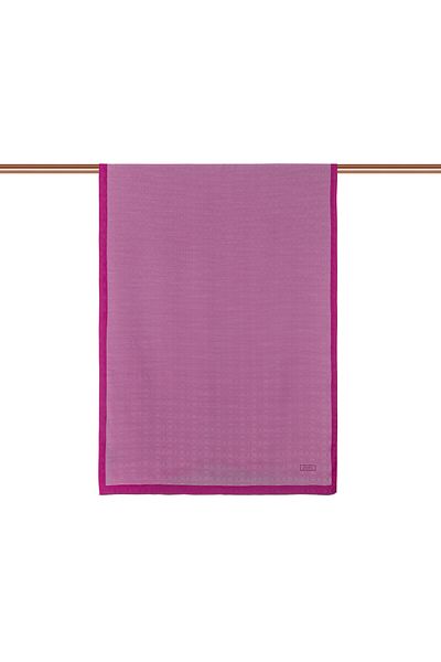 ipekevi Four Seasons Candy Pink Monogram Shawl