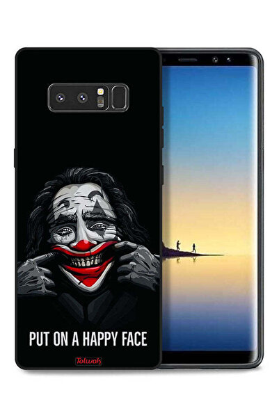 Tolwak غطاء حماية لهاتف سامسونج جالكسي نوت 8 بتصميم وجه سعيد