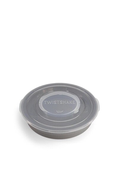 Twistshake Gray Covered Baby Kids Plate (6+ Months)