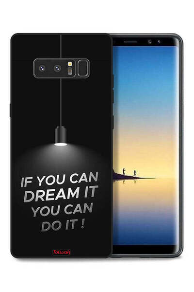 Tolwak غطاء حماية لهاتف سامسونج جالكسي نوت 8: إذا كنت تستطيع أن تحلم به، يمكن...