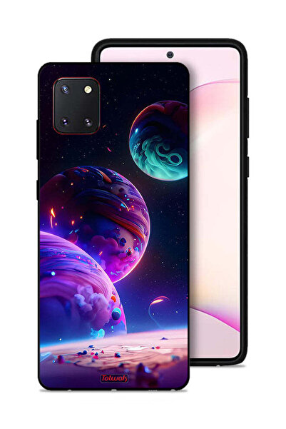 Tolwak غطاء حماية لهاتف سامسونج جالكسي نوت 10 لايت بنمط كوكبي