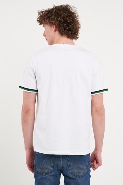 Kenvelo Tricou barbat deculoare uniforma cu logo