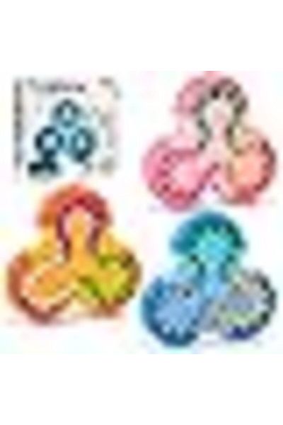 COOYA 3 PCS Magic Cube Bean Puzzle,Rotate and Puzzle,Stress and Anxiety Relief Fidget Toys.