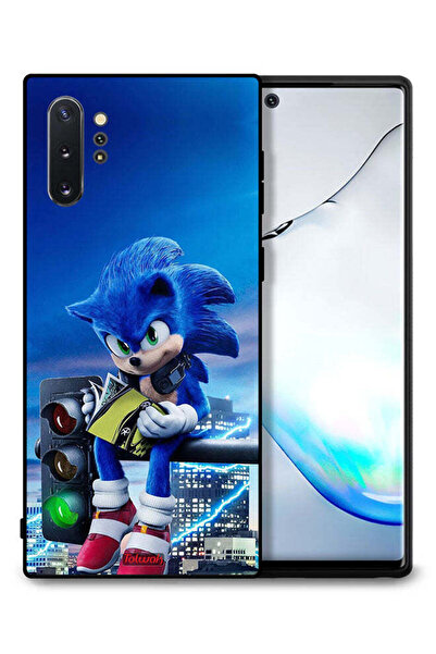 Tolwak غطاء حماية لهاتف سامسونج جالكسي نوت 10 بلس بطبعة سونيك ريدينج