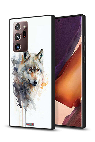 Tolwak Samsung Galaxy Note 20 Ultra Protective Case Cover Wolf Abstract Art