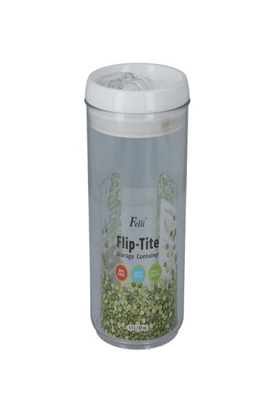 Felli Flip-Tite Cylindrical Storage Container