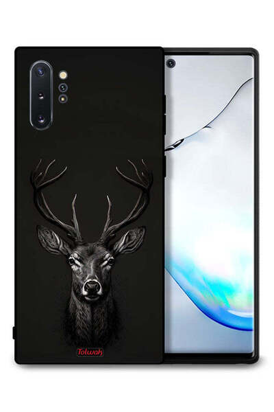 Tolwak غطاء حماية لهاتف سامسونج جالكسي نوت 10 بلس بتصميم غزال فني رقمي