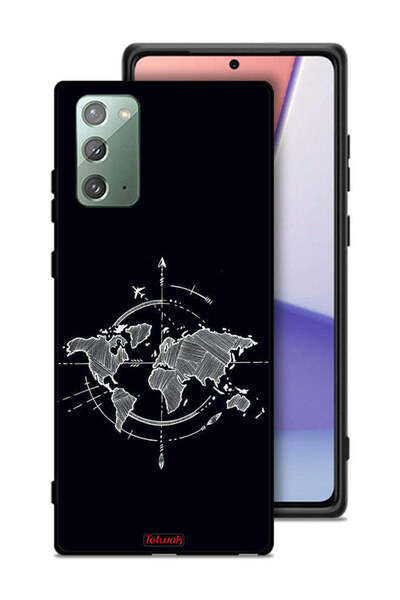 Tolwak غطاء حماية لهاتف سامسونج جالكسي نوت 20 برسومات البوصلة