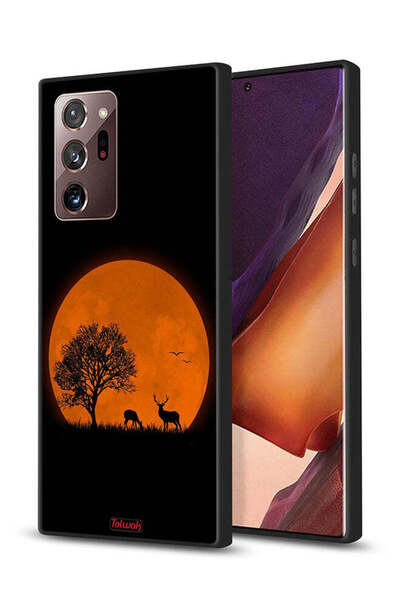 Tolwak Samsung Galaxy Note 20 Ultra Protective Case Cover Evening Moon Art