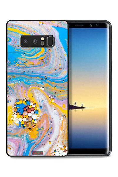 Tolwak غطاء حماية لهاتف سامسونج جالكسي نوت 8 بتصميم جواهر تجريدية ملونة