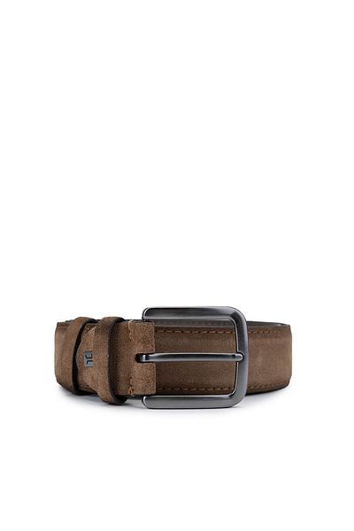 Tamer Tanca Men's Genuine Leather Brown Sports Belt