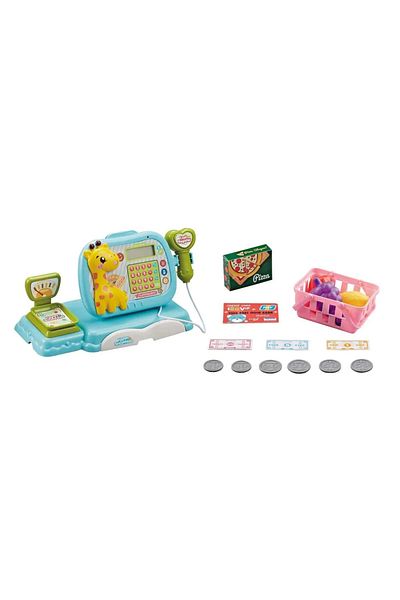 OEM Blue Giraffe Cash Register Playset Happy Shopping
