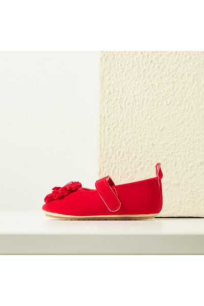 Juniors Bow Accent Booties With Hook And Loop Closure