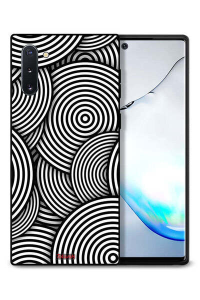 Tolwak غطاء حماية لهاتف سامسونج جالكسي نوت 10 بنمط دوائر وهمية